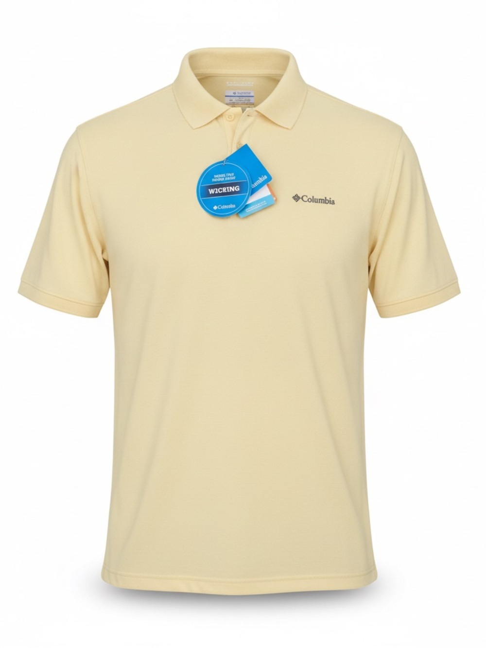 Columbia Omni-Wick Men’s XXL Yellow Performance Golf Polo Shirt NWT
